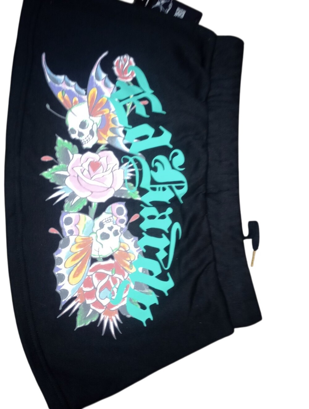Ed Hardy Black Skull Graphic Women's Skirt, Size M, NWT - Picture 6 of 6